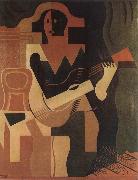 The clown playing Guitar Juan Gris